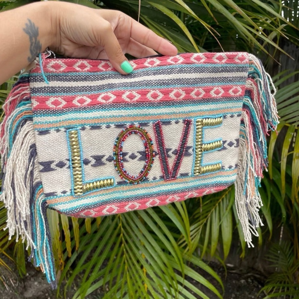 Bohemian Love Clutch with Fringe